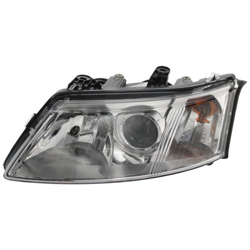 Halogen Headlight For 2003-2007 Saab 9-3 Driver Side with Bulb
