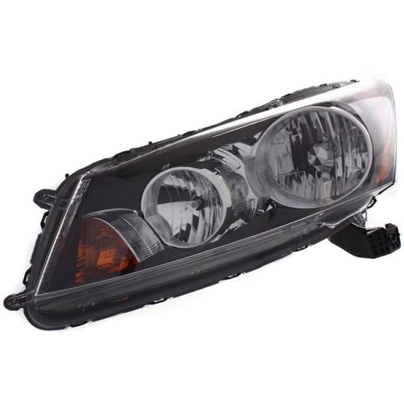 Halogen Headlight For 2008-2012 Honda Accord Left w/ Bulb(s) Sedan CAPA