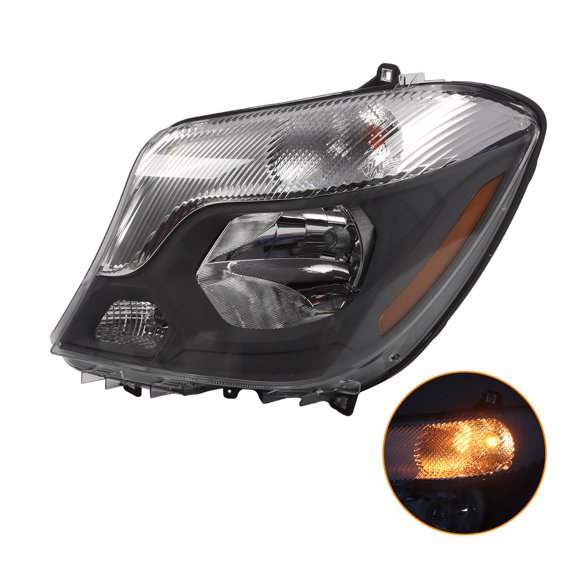 Halogen Headlight For 2014-2017 Mercedes-Benz Sprinter 2500 Driver Left Side