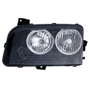 Halogen Headlight Front Lamp for 06-10 Dodge Charger Driver Left