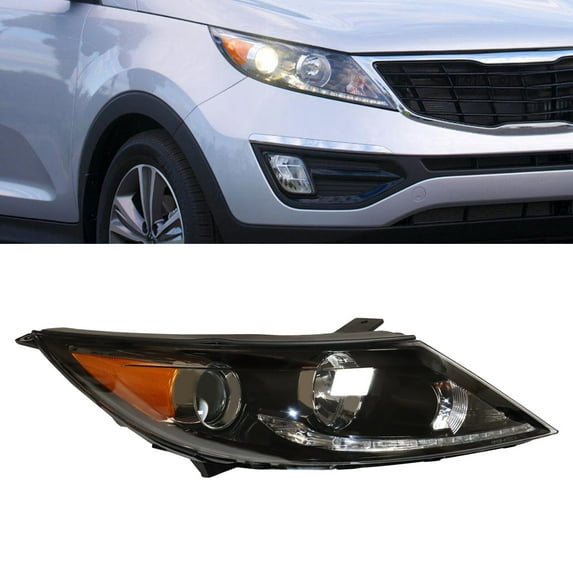 Halogen Headlight Front&Right Driver Side For 2013 2014 2015 2016 KIA Sportage