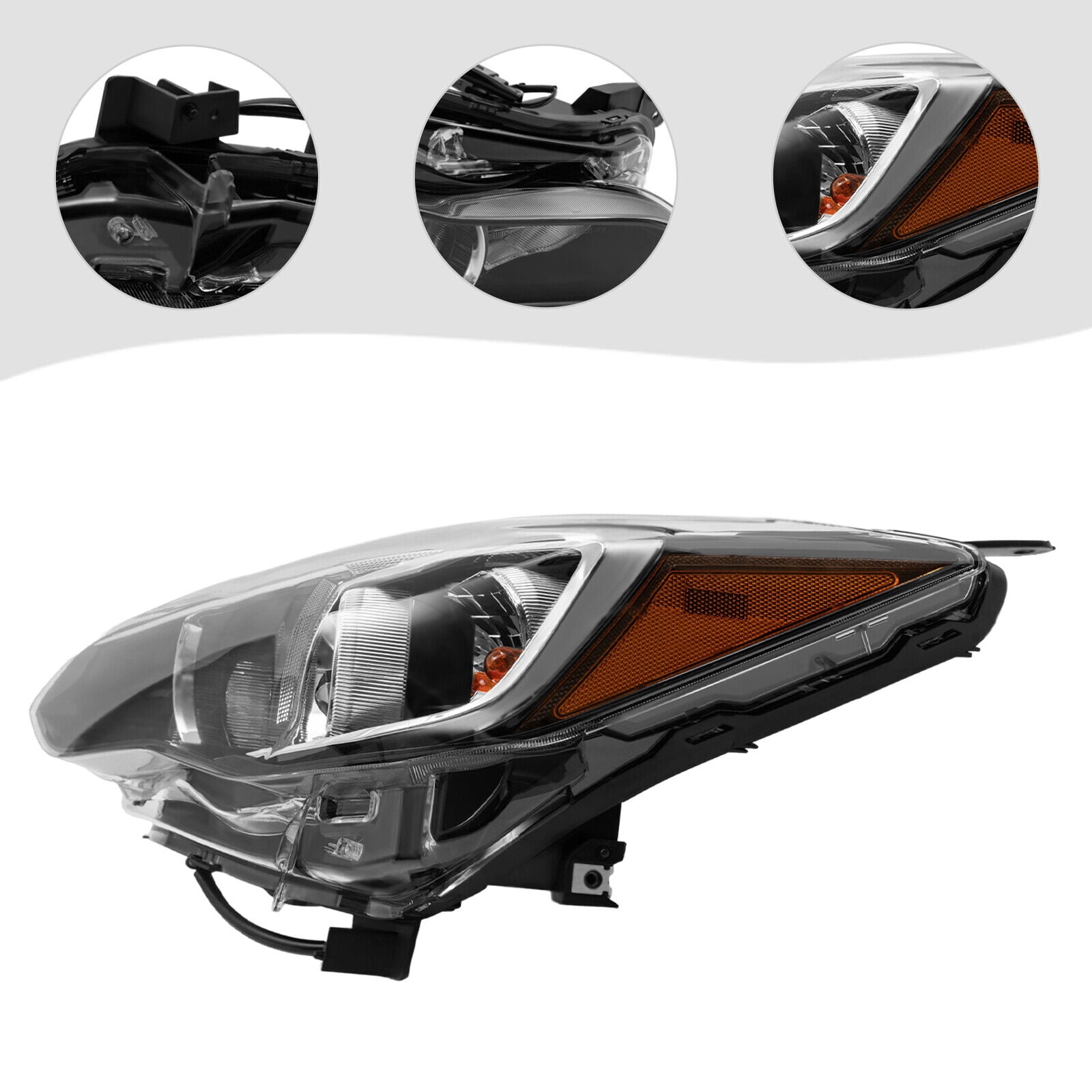 WFLNHB Headlight Assembly Replacement for Subaru Impreza/Crosstrek 2017