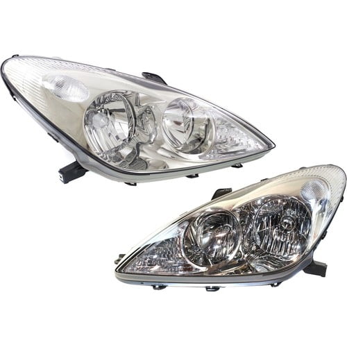 Halogen Headlight Set For 02-03 Lexus ES300 2004 ES330 Left and Right with Bulb