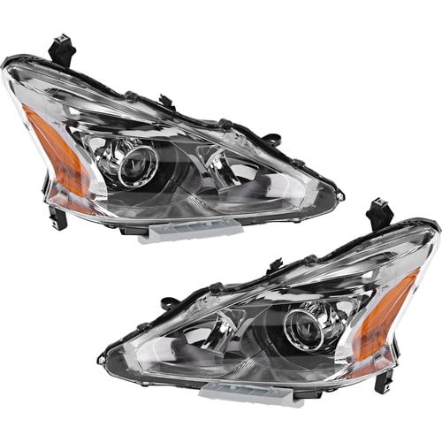 Halogen Headlight Set For 2013-2015 Nissan Altima Sedan Left and Right Side