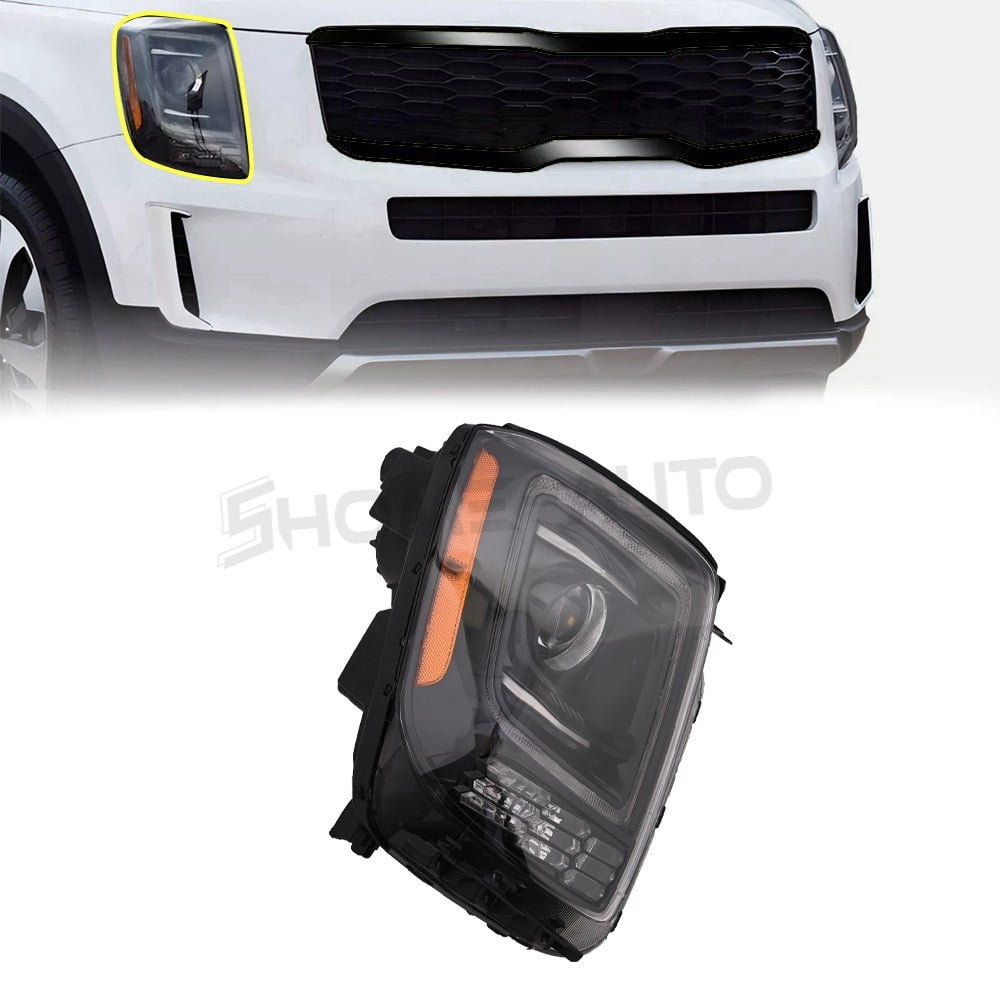 Halogen Headlight W Led Drl Passenger Side Fits For Kia Telluride 2020