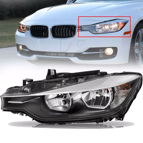 Halogen Headlight Left Driver Side For BMW 2012-2015 F30 320i 328i 335i LH