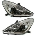 thumbnail image 1 of Halogen Headlights Headlamps Left & Right Pair Set For 2005-06 ES330 Base Sedan, 1 of 12