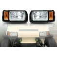 Halogen Headlights for 1993 Up Club Car Ds Passenger and Driver Side