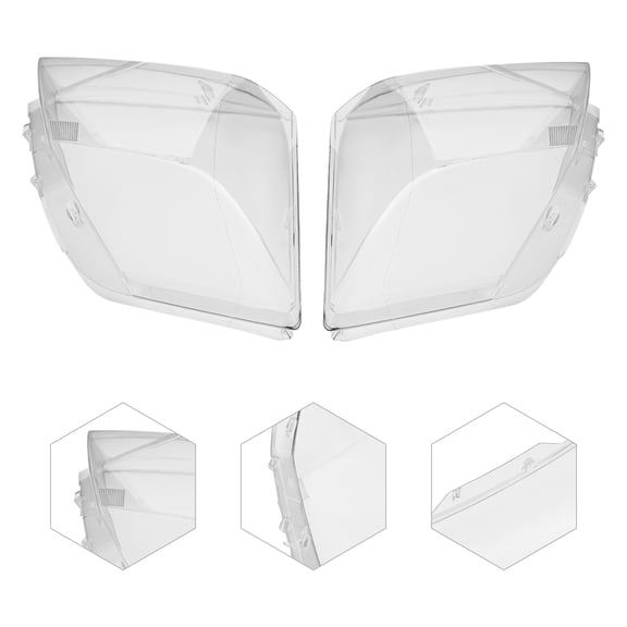 Halogen Headlights for 2008-2013 Cadillac CTS, Clear Lens, Left and Right, Direct OEM Replacement
