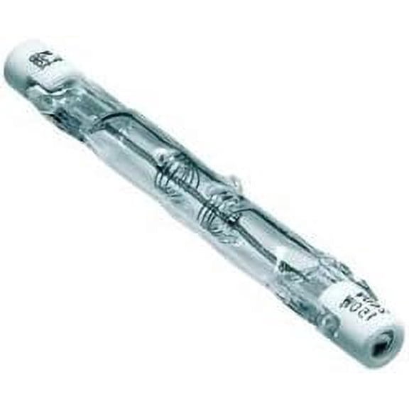 Halogen Lamp 58920 120 Volt 300 Watts Double Ended T3 Quartz Lamp with Clear Finish (EHM) 118 mm (+/-4)