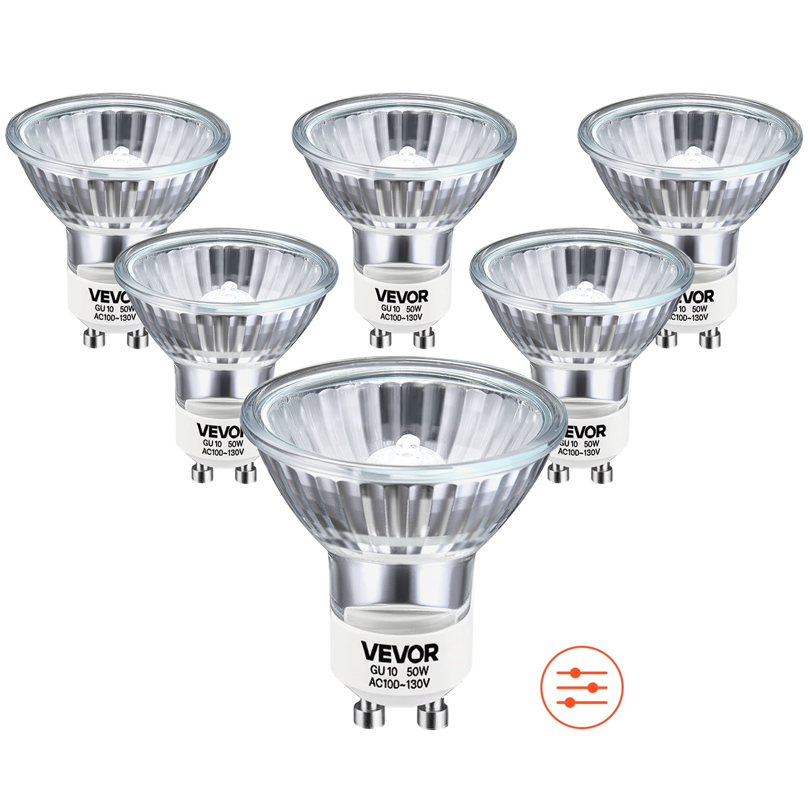 Halogen Light Bulbs,MR16 GU10 Candle Warmer Lamp Bulb Dimmable,100-130V ...