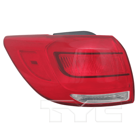 Halogen Outer Quarter Tail Light Lamp Left Driver for 14-16 Kia Sportage EX/LX price history and forecast - TYC 11-12918-00