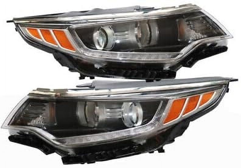Left Side Halogen Headlight Assembly For 2022-2023 Kia Forte - Direct Fit Replacement