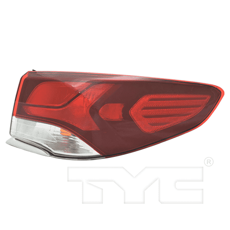 Halogen Quarter OUter Tail Light Lamp Right Passenger for 18-19 Hyundai Sonata
