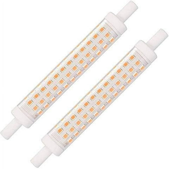 Halogen Replacement R7S LED Bulb 118mm, Smooth Dimming for Work & Home Lights, 6000K Cool White 1000 Lumen, High Brightness with Energy Saving for Wide Application (Pack of 2)