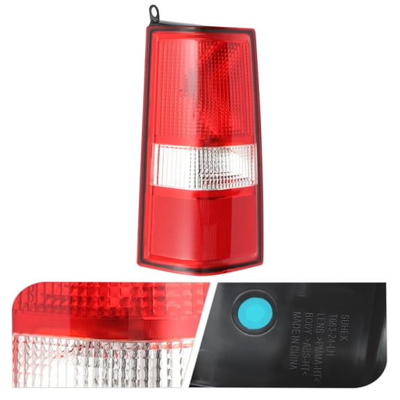 Halogen Tail Light Assembly, Tail Light for 2003-2023 Chevrolet Express/GMC Savana, Left Side Tail Light (Bulb Not Included)