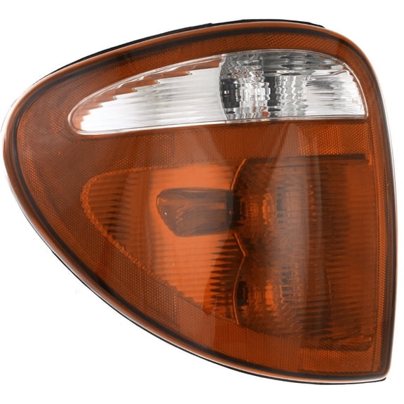 Halogen Tail Light For 2001-2003 Dodge Grand Caravan Left Clear & Red w/ Bulb(s)