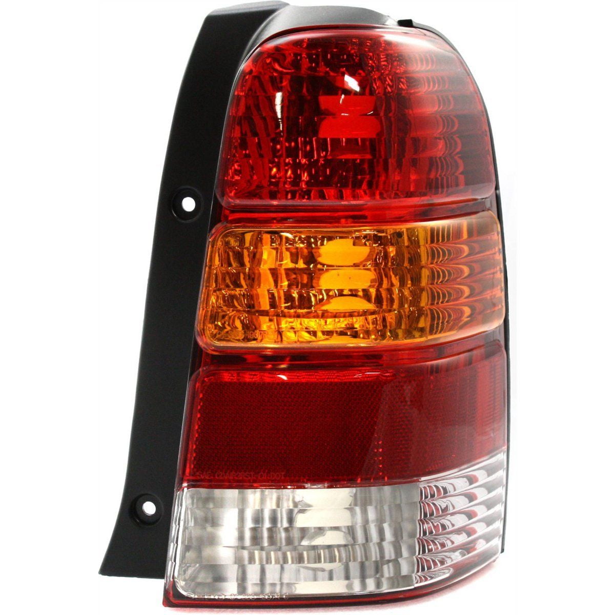 Dodge Grand Caravan Tail Lights Halogen Tail Light Set For 2001-2003 Dodge Grand Caravan - Pair, Clear/Red Lens, Direct Replacement Evan-fischer Replacement Tail Lights Pair - Foto 4
