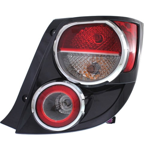 Halogen Tail Light For 2012-2016 Chevy Sonic Hatchback Right Clear/Red w/ Bulbs