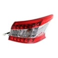 thumbnail image 1 of Halogen Tail Light For 2013-15 Nissan Sentra Right Outer Clear/Red Lens w/Bulbs, 1 of 5