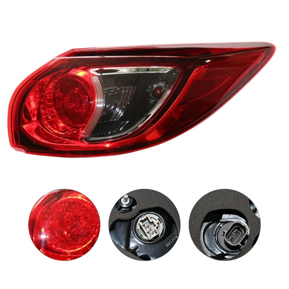 Halogen Tail Light For 2013-2016 Mazda CX-5 Passenger Side Outer Body Mounted Tail Light Right Outer Halogen Rear Lamp Assembly RH For Mazda CX-5 2013-2016