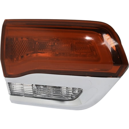 Halogen Tail Light For Jeep 14-21 Grand Cherokee Left Inner w/ Bulbs