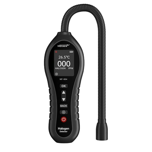 Halogen detector,Fluorine Nf-604 Species Fluorine Air Fluorine Leak Freon Species Leak Fluorine Snow Black