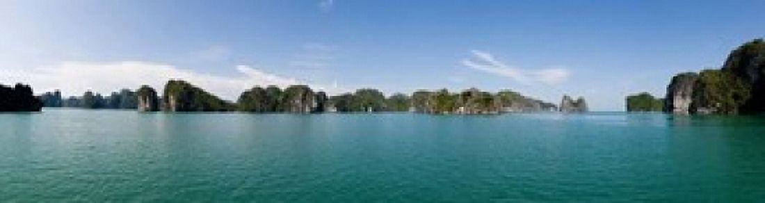 Halong Bay Vietnam Canvas Art - Panoramic Images (45 x 12)