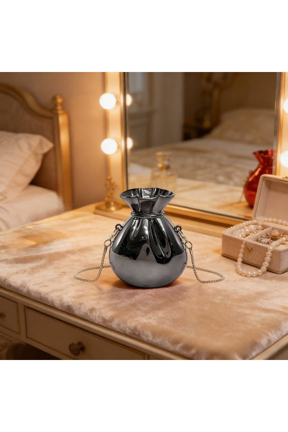 Acrylic Crossbody Bag - Mini Shoulder Bag, Clear Purse Trendy Style, Small Acrylic Handbag with Transparent Shell for Evening/Party (3.54x2.75x4.33in)