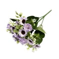 thumbnail image 1 of Halons Artificial Flower Branches - Faux Flower Stems, Realistic Silk for Garden Centerpiece Decor & Wedding Table Runner Flower Arrangements, Maintenance-Free (28in, 6-Pack), 1 of 5