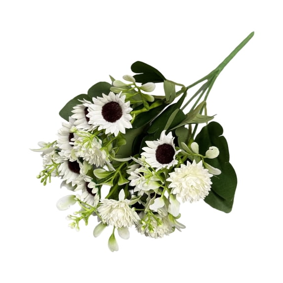 Halons Artificial Flower Branches - Faux Flower Stems, Realistic Silk for Garden Centerpiece Decor & Wedding Table Runner Flower Arrangements, Maintenance-Free (28in, 6-Pack)