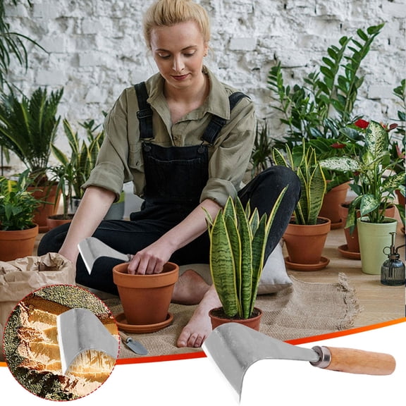 Halons Bark Spud Debarking Tool - Metal Log Peeler, Bark Removal Tool, Tree Bark Scraper & Log Bark Peeler for Woodworking/Yard/Patio (14x2.5in) Bark Spud Debarking Tool - Metal Log Peele