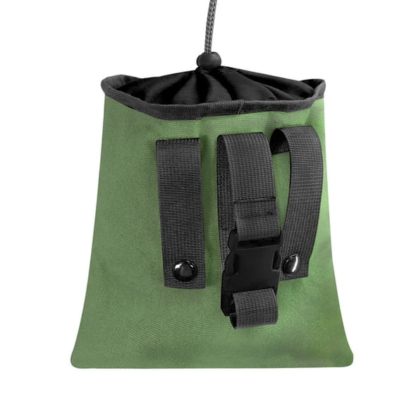 Halons Foraging Bag for Outdoors - Waist Hanging Tool Bag, Soft Fabric Outer & Sturdy Canvas Inner, Garden Picking Storage Bag, Fruit Picking Bag for Lawn/Field (11x8in)