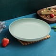 thumbnail image 1 of Halons Fruit Tray | Plastic Serving Platter Large Capacity 20x20x3cm | Multi Color Beige Pink Blue Green Snack Dish for Coffee Table Living Room | Durable Easy Clean Organizer for Parties Kitchen, 1 of 6