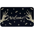 thumbnail image 1 of Halooween Door Mat Outdoor for Front Door, Halooween Decor Welcome Doormat Non-Slip Washable Halloween Decorations for Home Halloween Doormat Entrance Rug for Indoor Outdoor (Welcome, 17"x30"), 1 of 5