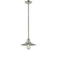 thumbnail image 1 of Halophane Polished Nickel Eight-Inch LED Mini Pendant with Halophane Cone Glass, 1 of 1