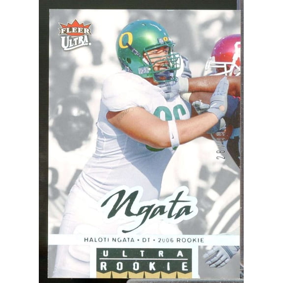 Haloti Ngata Rookie Card 2006 Ultra Platinum Medallion #233