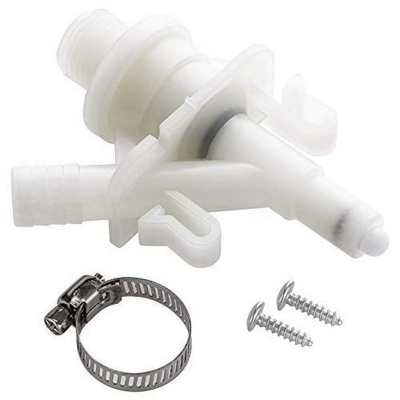 Halotronics Water Toilet Valve Replacement Kit for Sealand and Dometic Pedal-Flush RV Toilets