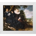 thumbnail image 1 of Hals, Frans 23x20 White Modern Wood Framed Museum Art Print Titled - Marriage Portrait of Isaac Massa and Beatrix van der Laen, 1 of 4