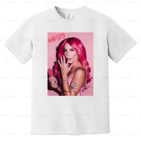 Halsey Pop Star Graphic Music Artist Tribute Fan Style Singer Comfort Color T-Shirt V40596 Unisex, up to 4XL