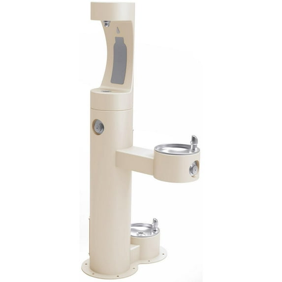 Halsey Taylor 4420Bf1udbfrk Endura Ii 64" Floor Mounted Ada Freeze Resistant Outdoor Rated