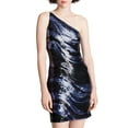 thumbnail image 1 of Halston Womens Gabriella Embellished Mini Bodycon Dress, 1 of 3