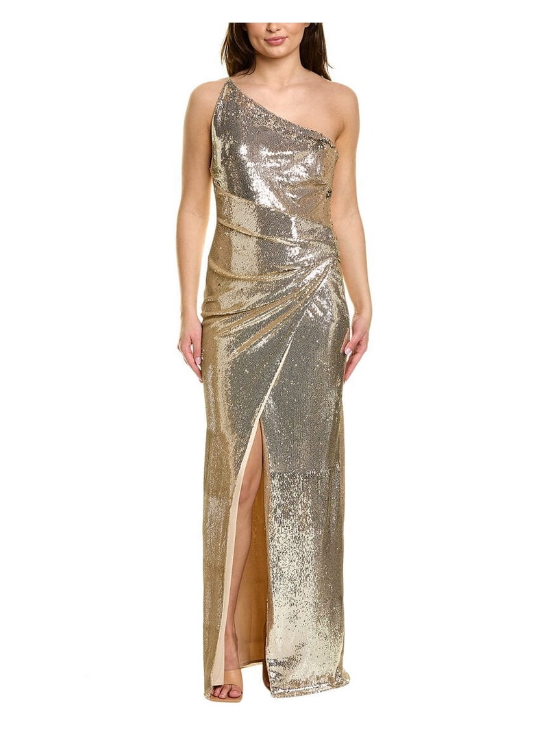 Halston Adriana Gown, 0 / Champagne