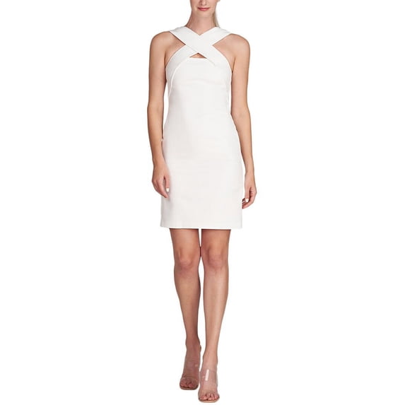 Halston womens Andie Stretch Crepe Bodycon Dress, 14