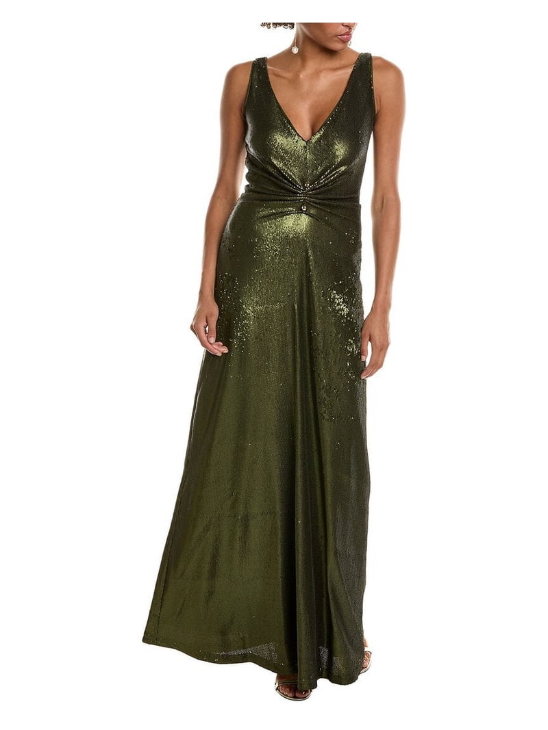 Halston womens Cassandra Gown, 0, White - Walmart.com