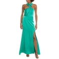thumbnail image 1 of Halston womens  Gemi Gown, 10, Green, 1 of 3