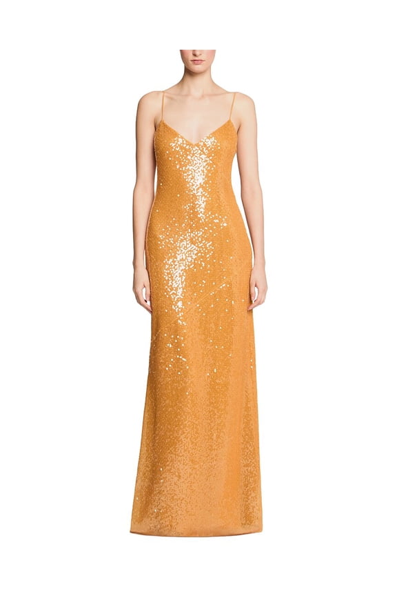 womens Glora Sequin Gown, 8
