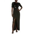 thumbnail image 1 of Halston womens  Keagan Gown, 0, Black, 1 of 3