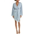 thumbnail image 1 of Halston womens  Kiko Cocktail Dress, 2, Blue, 1 of 3