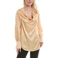 thumbnail image 1 of Halston womens  Luisa Top, L, Beige, 1 of 3